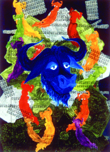 [Image of the Blue Suede Gnu
	Art Print]