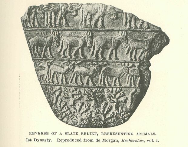 053.jpg Reverse of a Slate Relief, Representing Animals. 
