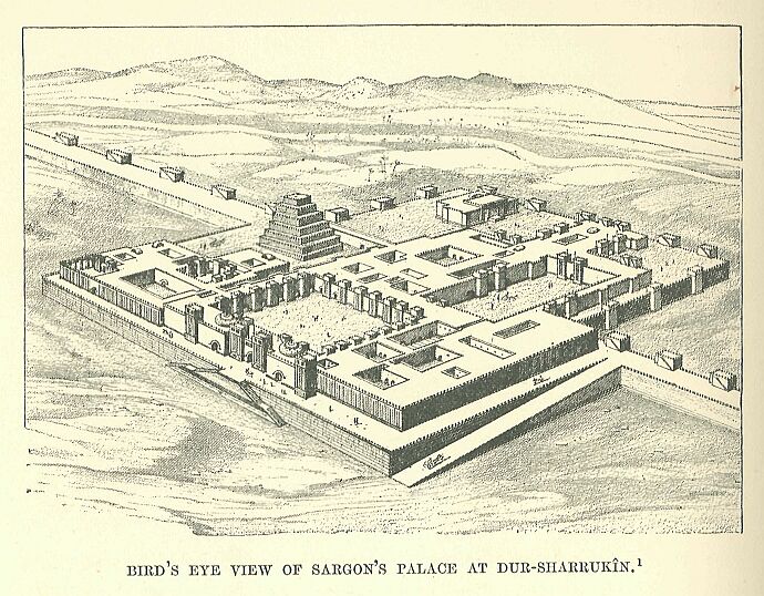 402.jpg Bird's Eye View of Sargon's Palace At Dur-sharrukn 